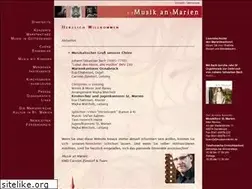 Sites similar to musikanmarien.de