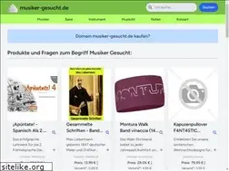 Sites similar to musiker-gesucht.de