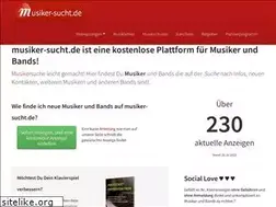 Sites similar to musiker-sucht.de