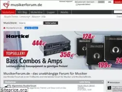 Sites similar to musikerforum.de