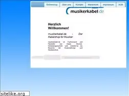 Sites similar to musikerkabel.de
