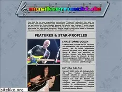 Sites similar to musikerprofile.musikverrueckt.de