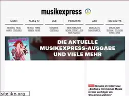 Sites similar to musikexpress.de