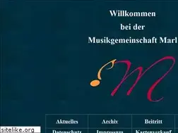 Sites similar to musikgemeinschaft-marl.de