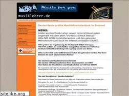 Sites similar to musiklehrer.de