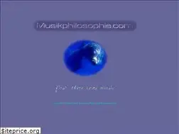 Sites similar to musikphilosophie.com