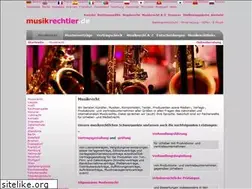 Sites similar to musikrechtler.de
