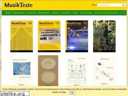 Sites similar to musiktexte.de