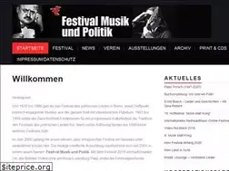 Sites similar to musikundpolitik.de