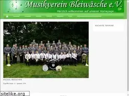 Sites similar to musikverein-bleiwaesche.de