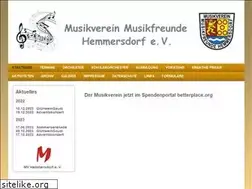 Sites similar to musikverein-hemmersdorf.de
