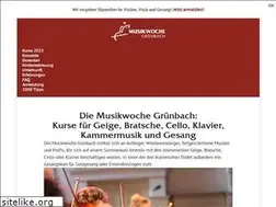 Sites similar to musikwoche-gruenbach.at