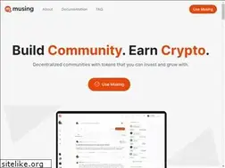 Sites similar to musing.io
