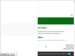 Sites similar to muslim-salah.com