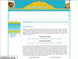 Sites similar to muslimbabynames.net