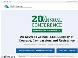Sites similar to muslimcongress.org