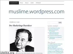Sites similar to muslime.wordpress.com