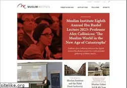 Sites similar to musliminstitute.org