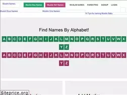 Sites similar to muslimnames.com