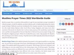 Sites similar to muslimsprayertimes.com