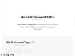 Sites similar to muslukirhanavukatlik.com