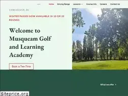 Sites similar to musqueamgolf.com