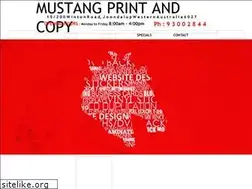 Sites similar to mustangprint.com.au