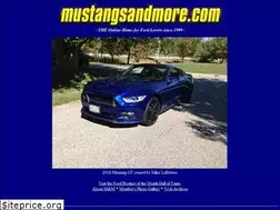 Sites similar to mustangsandmore.com