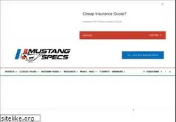 Sites similar to mustangspecs.com