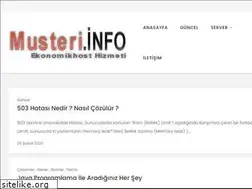 Sites similar to musteri.info