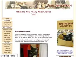 Sites similar to mustlovecats.net