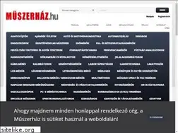 Sites similar to muszerhaz.com