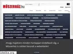 Sites similar to muszerhaz.hu