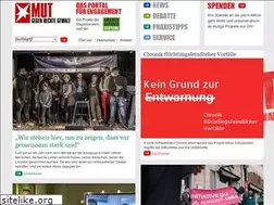 Sites similar to mut-gegen-rechte-gewalt.de