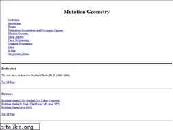 Sites similar to mutationgeometry.info