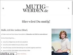 Sites similar to mutig-werden.de