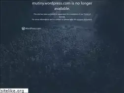 Sites similar to mutiny.wordpress.com