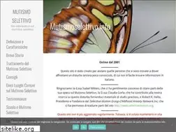 Sites similar to mutismoselettivo.info