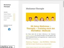 Sites similar to mutismus-therapie.de