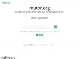 Sites similar to mutor.org
