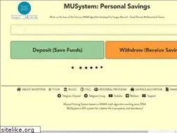 Sites similar to mutualunitingsystem.online