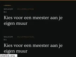 Sites similar to muurmeesters.nl