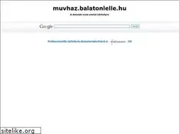 Sites similar to muvhaz.balatonlelle.hu