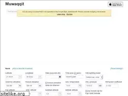 Sites similar to muwaqqit.com