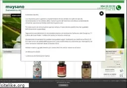 Sites similar to muysano.es