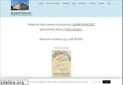 Sites similar to muzeumkralupy.cz
