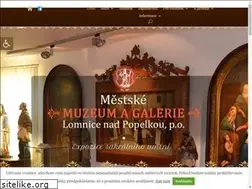 Sites similar to muzeumlomnice.cz