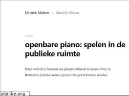 Sites similar to muziekmaken.net