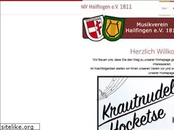 Sites similar to mv-hailfingen.de