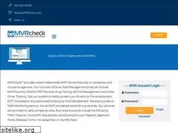Sites similar to mvrcheck.com
